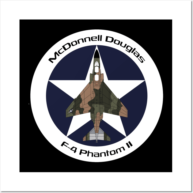 McDonnell Douglas F-4 Phantom II Wall Art by BearCaveDesigns